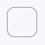 A focus ring with disabled animations. An element with a focus ring that does not animate.